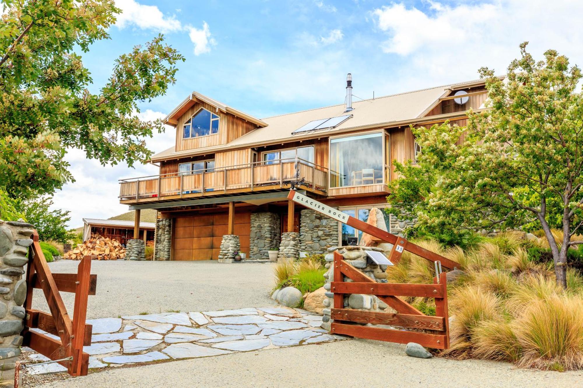 Glacier Rock Lakeview House Lake Tekapo Ngoại thất bức ảnh